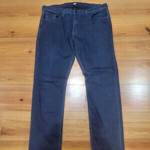 Men's Paige Federal Straight 38X31 Blue Jeans Pants Inkwell Stretch
